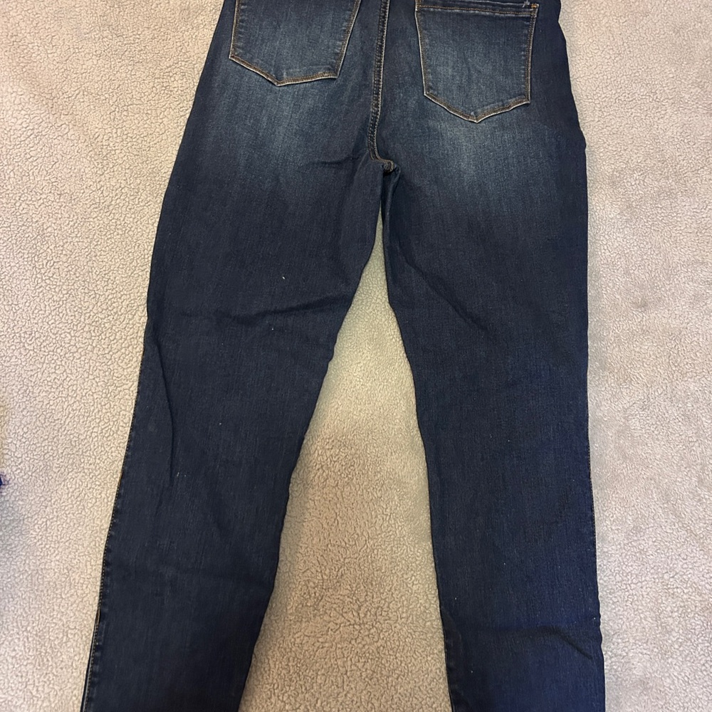 Re/Done Dark Blue Skinny Jeans - Picture 2 of 2